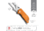 Outdoor Edge Cutlery UtiliPro Utility Folding Knife, 1 in, 5.25 in Overall, Japanese 420J2 Stainless Steel, GFN, Orange Handle, UPB-10C