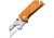 Outdoor Edge Cutlery UtiliPro Utility Folding Knife, 1 in, 5.25 in Overall, Japanese 420J2 Stainless Steel, GFN, Orange Handle, UPB-10C