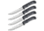 Outdoor Edge Cutlery Wild Game Knives, 5 in, 420J2 Stainless Steel, Serrated Blade, Black, STK-4c