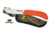 Outdoor Edge Cutlery Wild-Skin Gut Hook Knife, 3.88 in, 420J2, Gut Hook, TPR, Blaze Orange, WS-10C