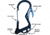 Outdoor Element Fire Escape Carabiner Black