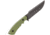 Outlier Knife Company Night Fighter Fixed Blade Knives, 4.87in, 52100 Steel, Swedged/Straight Back, G10 Handle, Black, OKC115CB001
