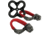 Overland Vehicle Systems R.D.L. Recovery Distribution Link Winches w/ 5/8in Soft Shackles, 45,000 lb, Black, 8 in, 19-7580