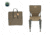 Overland Vehicle Systems Wild Land Camping Gear Chair, 400 lbs Weight Capacity, Tan, 26029910