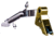 Overwatch Precision DAT Trigger for .45 ACP, 10mm Auto, Burned Gold Shoe/Midnight Blue Safety, 26253