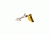 Overwatch Precision DAT Trigger for .45 ACP, 10mm Auto, Burned Gold Shoe/Black Safety, 26252