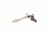 Overwatch Precision TAC Trigger for .45 ACP, 10mm Auto, Gunmetal Gray Shoe/Bright Red Safety, 26396