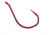 Owner Hooks Barbless No Escape Hook, Red, # 4, 4106-073