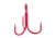 Owner Hooks ST-36 Treble Hook, Red, 6, 5636-053