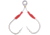 Owner Hooks Twin Dancing Stinger SJF41, Short, 155lb, Size 2/0, 4292-129