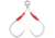 Owner Hooks Twin Dancing Stinger SJF41, Short, 155lb, Size 2/0, 4292-129