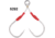Owner Hooks Twin Dancing Stinger SJF41, Short, 155lb, Size 3/0, 5292-139