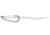 Owner Hooks Twistlock Light Hook with Centering-Pin Spring, 2/0, 5167-121
