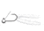 Owner Hooks Wacky Jig Head Hook, 1/16 oz., 5154-011