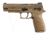 SIG SAUER P320 M17 Pistol, 9mm Luger, 4.7 in barrel, polymer frame, integrated polymer grip, recoil operated semi-automatic, SIGLITE night sights, coyote tan finish, 17 round magazine, P320 M17-1-FRRMPG