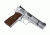 Pachmayr Browning Hi Power Firearm Grip, Rosewood Checkered, 63270