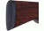 Pachmayr Skeet Recoil Pad D752B, Black w/ Black Base - Large, 1.0 Thick