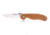 Pachmayr Snare Folding Knife, 8Cr14Mov Steel Blade, G10 Handle, Flat Dark Earth, 04295