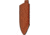 Pakistan 7.13In Skinner Fixed Blade Knife, 7.13in Overall, 3in Satin SS Blade, White Smooth Bone Handle, SS Bolster, Brown Leather Belt Sheath, White, 203407-BO