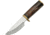 Pakistan Bone Handle Skinner Fixed Blade Knife, 4.125in, Clip Point, Brown, Bone Handle PA8004BR