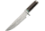 Pakistan Bowie Knife, 8 satin finish stainless blade, Brown wood handle, 203418