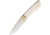 Pakistan Gentlemans Fixed Blade Knife, 2.75in, White, Bone Handle PA7980