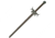 Pakistan Hand Forged Rustic Spike Sword, 43in. PA901131