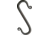 Pakistan Medieval Hanging S Hook, 4.75in. PA7871