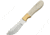Pakistan Skinner Bone Handle Fixed Blade Knife, 3.25in, Stainless Steel, Standard Edge, Mirror Polish, White, Bone Handle PA8014