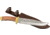 Paladin Bear Engraving Fixed Blade Knife, 14in, 3Cr13 Stainless Steel, Clip Point, Mossy Oak, PE-KN-8504-B