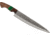 Paladin Fixed Blade Knife, 11in, Damascus Steel, Hardwood, PE-DAM-6017