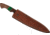 Paladin Fixed Blade Knife, 11in, Damascus Steel, Hardwood, PE-DAM-6017