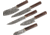 Paladin Japanese Santoku Chef Kitchen Knife Set - 5 Pieces, Damascus, Hardwood, PE-CK-6502