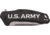 Paladin Kershaw Link 3.25in Assisted Opening Folding Knife - Army Engraving, 3.25in, Stainless Steel, Drop Point, Black, PE-KER-8510-ARM