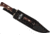 Paladin Old Timer Fixed Blade Combo Knife Set - Monumnet, Stainless Steel, Drop Point, Brown Sawcut Synthetic Handle, PE-OT-8506-M