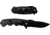 Paladin Pocket Folding Knife, 3.3 in Blade, High Carbon Stainless Steel, Black EDC, PE-BLK-EDC-2028
