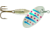 Panther Martin Deluxe Regular In-Line Spinner, #6, 1/4oz, Silver/Blue/Red, 6PMD-SBR