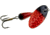 Panther Martin Hammered FishSeeUV In-Line Spinner #6, 1/4oz, Salmon Black, 6PMHMUV-HSLB