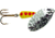 Panther Martin Hammered Scented In-Line Spinner, Number 4, 1/8 oz Silver HAS, 4PMHMHS-HSA