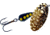 Panther Martin Hammered Scented In-Line Spinner, Number 6, 1/4 oz Gold HGG, 6PMHMHS-HGG