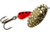 Panther Martin Hammered Spinner, Gold, Size 6, 6PMHM-HG