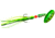 Panther Martin Hammered UV Hoochie Skirt In-Line Spinner, #12, 7/16 oz, Green &amp; Chartreuse, 12PMSSTUVHHSHMGCT