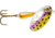 Panther Martin Holographic Regular In-Line Spinner, #1, 1/32oz, Pink &amp; Yellow, 1PMH-PYH