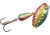 Panther Martin Holy Hammered Holographic In-Line Spinner #9, 3/8oz, Rainbow Brite, 9PMHMH-HRB