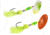 Panther Martin Holy Roe Holographic Hammered In-Line Spinner, #15L, 3/8oz, Lime &amp; Chartreuse, 15LPMSSHR-HLC