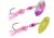 Panther Martin Holy Roe Holographic Hammered In-Line Spinner, #15L, 3/8oz, Purple &amp; Pink, 15LPMSSHR-HPPK