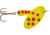 Panther Martin In-Line Spinner, #1, 1/32oz, Spotted Yellow, 1PMSP-Y