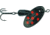 Panther Martin In-Line Spinner, #9, 3/8 oz, Spotted Black with Fluorescent, 9PMBFL
