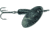 Panther Martin Nature In-Line Spinner, #2, 1/16oz, Black, 2PMBK