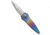 Paragon Paragon Warlock Metallic Silver Titanium Starburst 3.9" Gray/Stonewash, Gray, CPM S35VN, adult, BHQ-224987